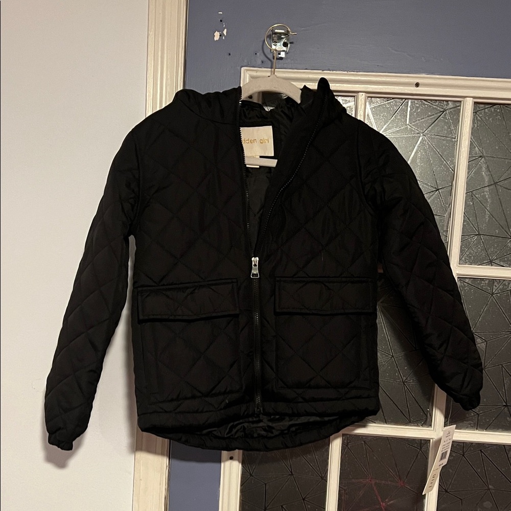 Madden girls Kohl's Kids Black Puffer Jacket size m 10-12 NWT - Picture 1 of 4